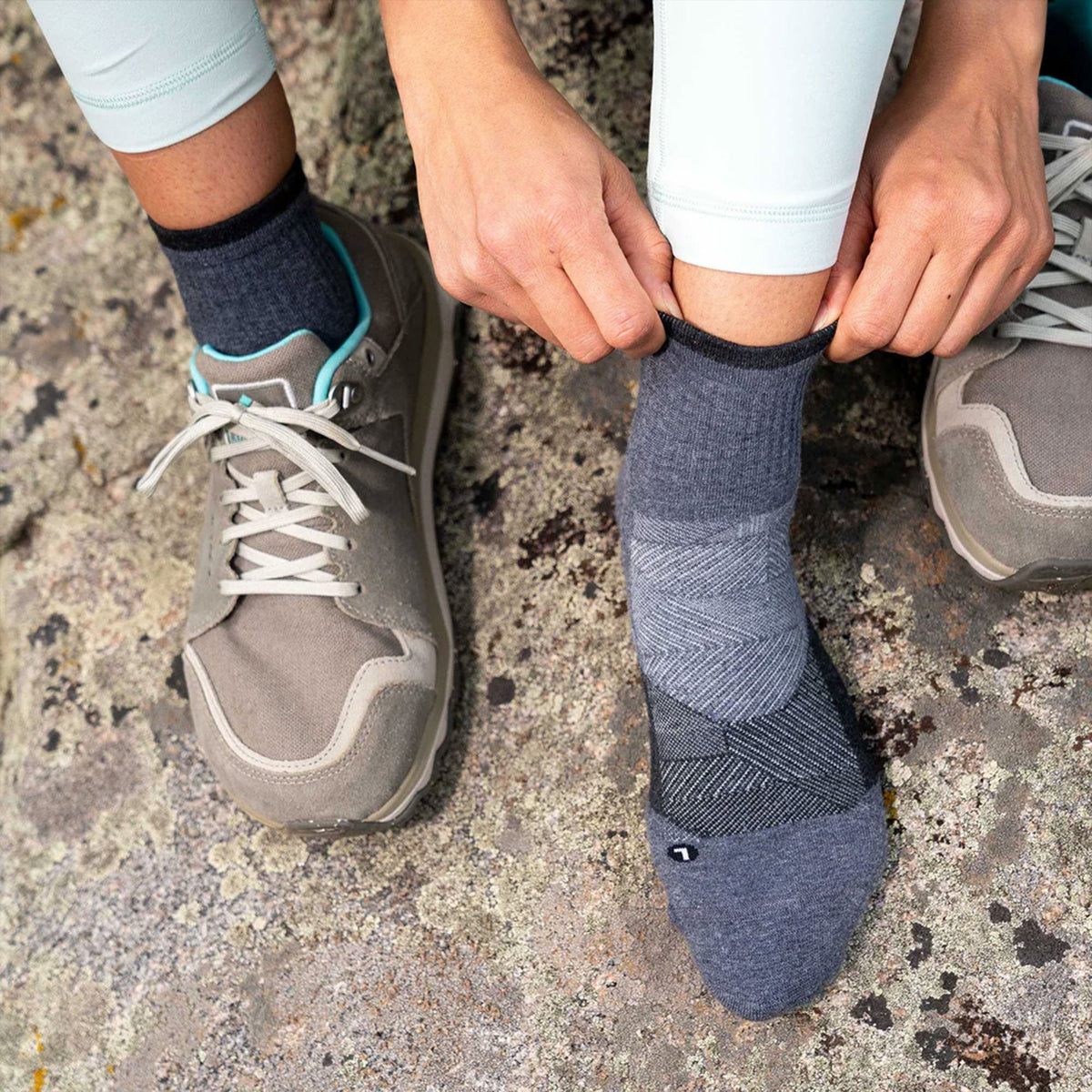 Trail Max Cushion Quarter 3 Pack - Mountain Basic Mix