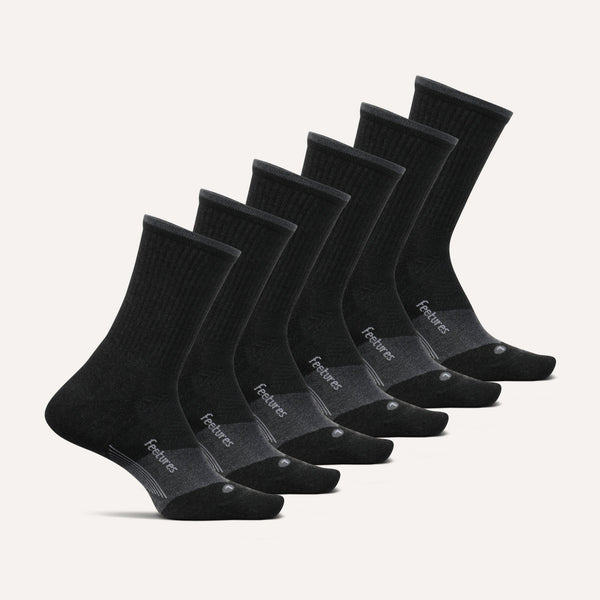 Trail Max Cushion Mini Crew 6 Pack - Charcoal Mix