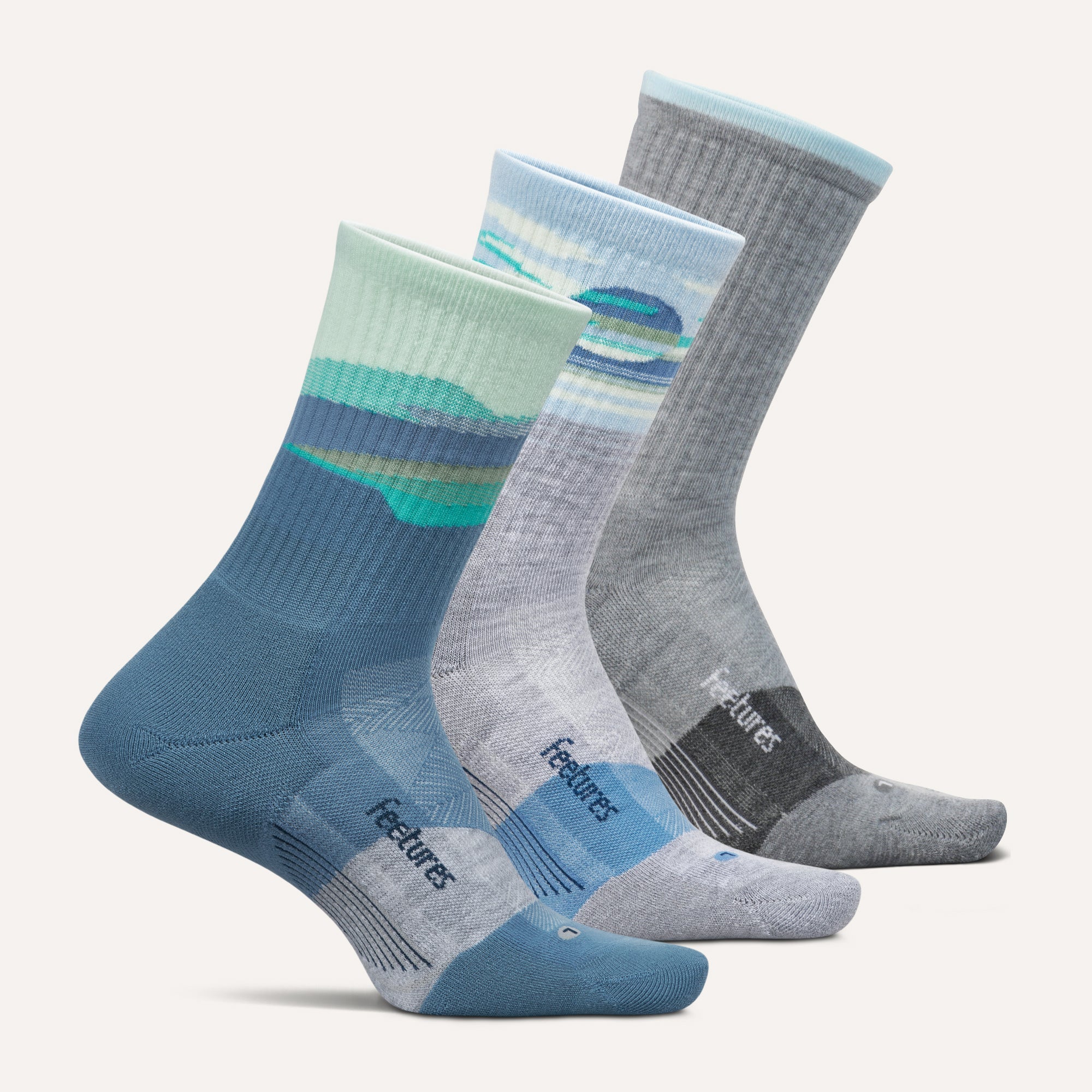 Trail Max Cushion Mini Crew 3 Pack | Feetures