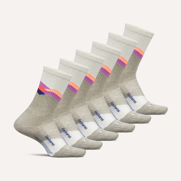 Trail Max Cushion Mini Crew 6 Pack - Mountain High Cream Mix
