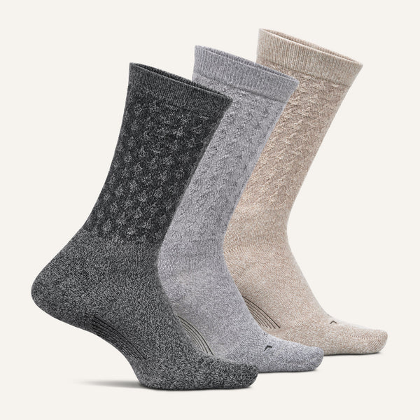 Everyday Women's Max Cushion Crew 3 Pack - Plush Mix
