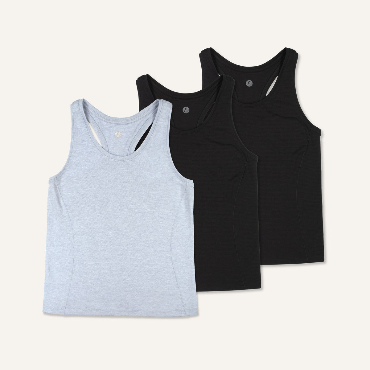 Women's Stride Flex Performance Tank 3 Pack - Blizzard Black Mix