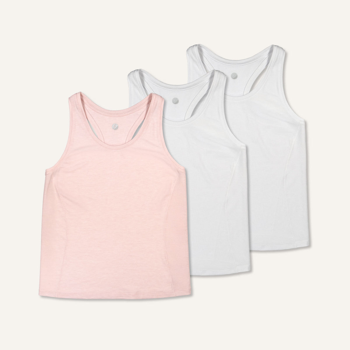 Women's Stride Flex Performance Tank 3 Pack - Bloom White Mix