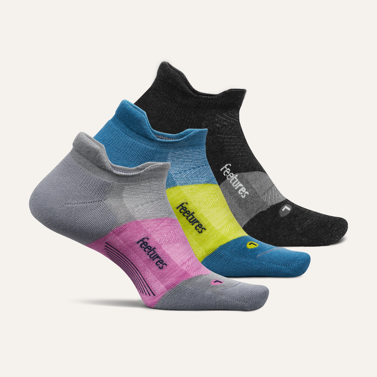 Merino 10 Ultra Light Tab 3 Pack - Gray Blue Mix