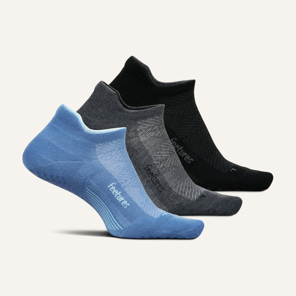 (取寄) フィーチャーズ エリート マックス クッション グリップ ノー ショー タブ Feetures Elite Max Cushion Grip No Show Tab Balance Black Elite Grip Max Cushion Tab 3 Pack – Feetures