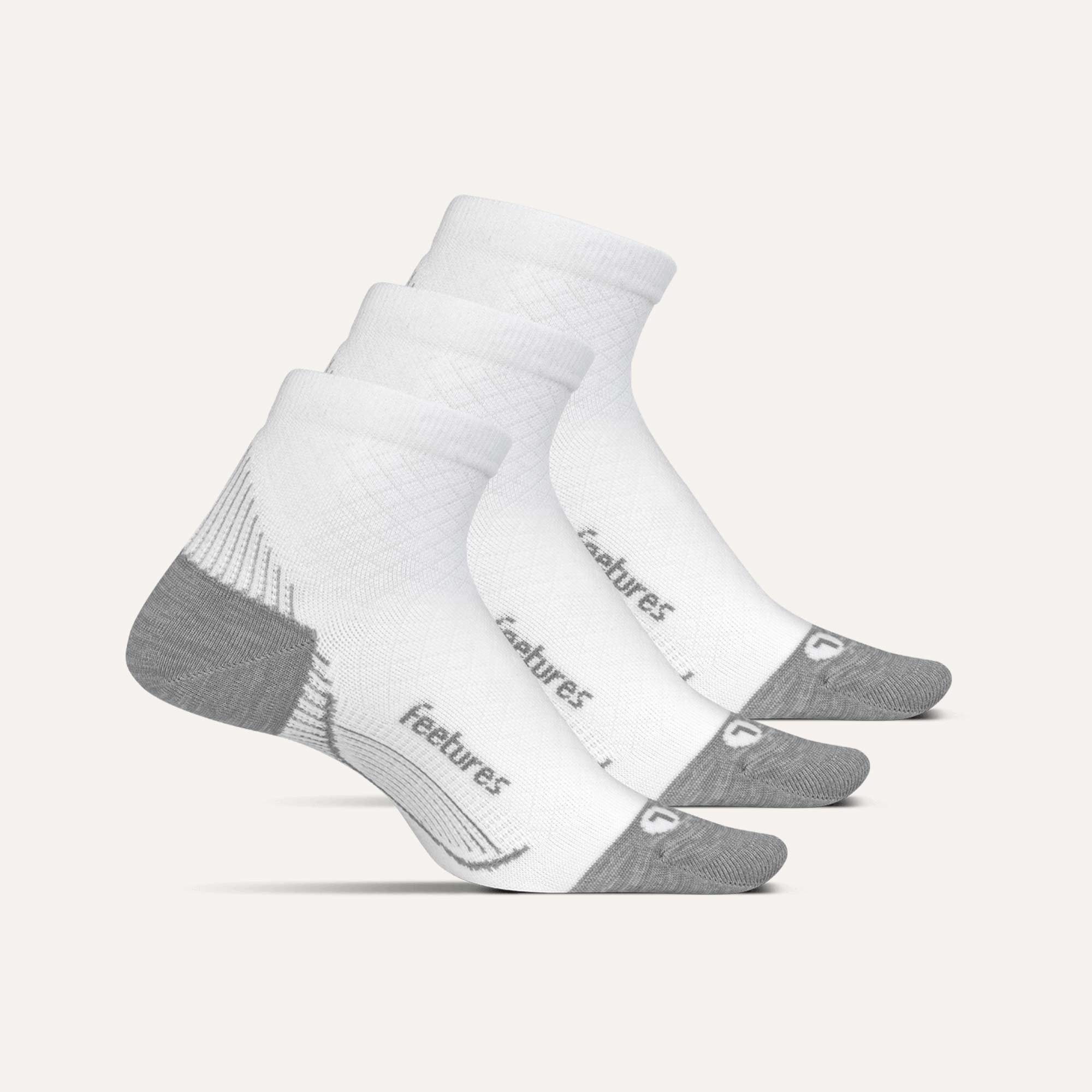 Feetures Plantar Fasciitis Relief Socks Ultra Light Quarter
