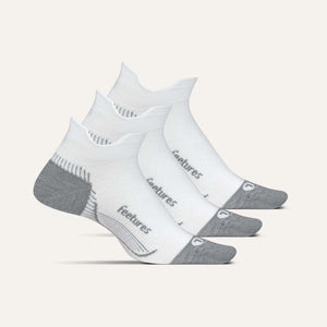 Plantar Fasciitis Relief Sock Light Cushion No Show Tab 3 Pack - White