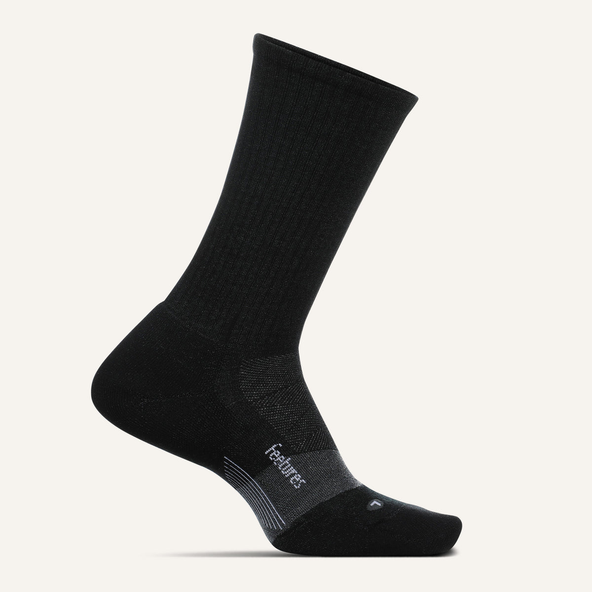 Merino 10 Max Cushion Crew - Black