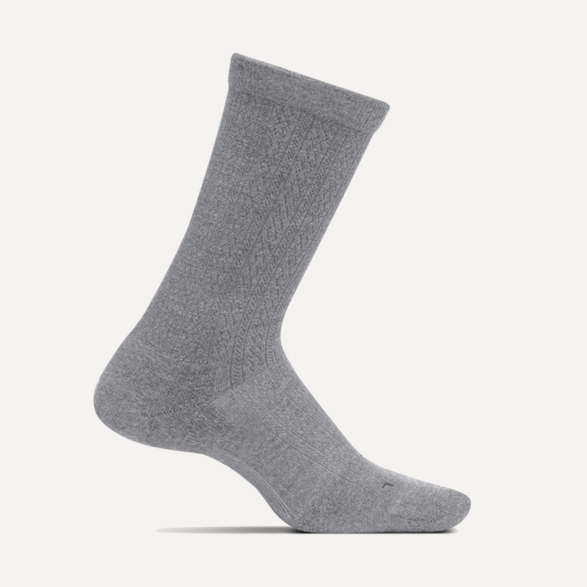 Everyday Women's Max Cushion Crew Texture - Light Gray